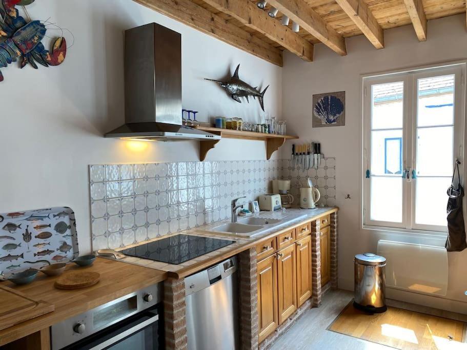 Chez Fanfan, Maison De Pecheur, Coeur De St Valery サン・ヴァルリー・シュル・ソンム エクステリア 写真